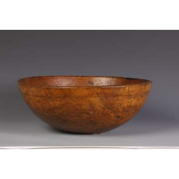 19th Cent. Turned Burl Bowl