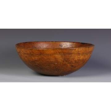 19th Cent. Turned Burl Bowl
