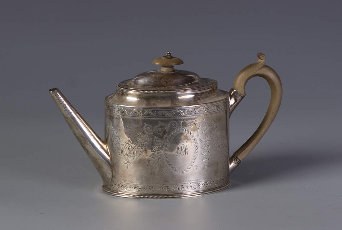 Hester Bateman Sterling Teapot Cottone Auctions