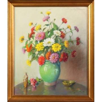 Carle John Blenner (American 1864-1952) Vase w/flowers