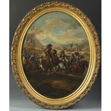  Attr. to Jacque Countios, Military Scene, Unsgn.