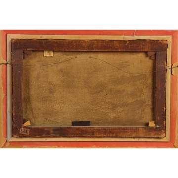 Pietro De Amoretty (Italian 1880-1942) European street scene