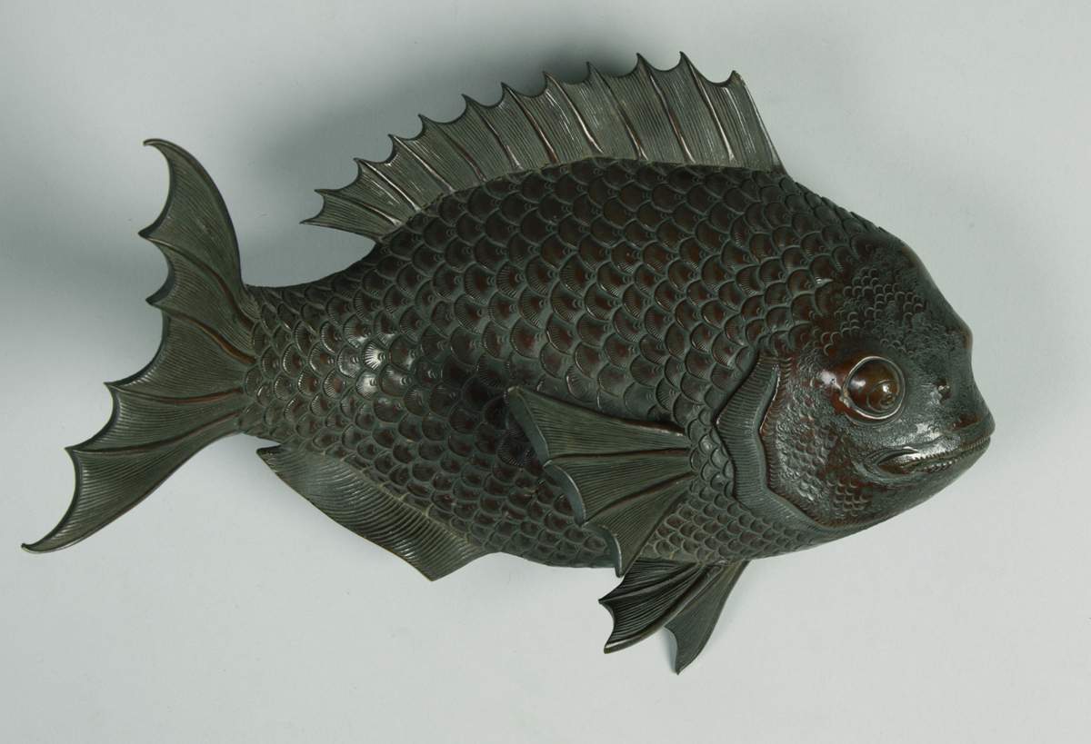Oriental Bronze Fish Cottone Auctions