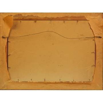 Emma Lampert Cooper (American 1855-1920) European village scene