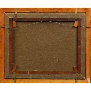 19th Cent. O/C of a horse race track w/John Tracy paddle boat