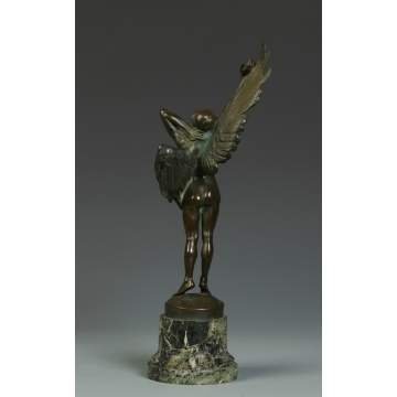 Stefen Schwartz (Austrian, 1851-1924) Bronze on Marble Base