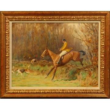 Cuthbert Edmund Swan (Irish, 1870-1931) Horse & rider