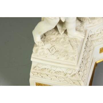 Fine Sevres Bisque & Gilt Bronze Classical Figural Group