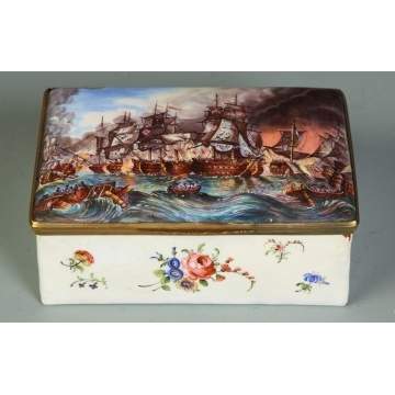 Enamel on Copper French Covered Box