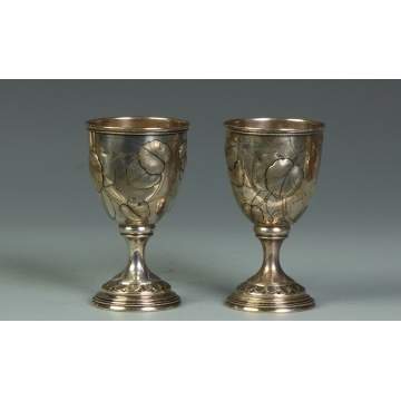 Pair of Silver Goblets