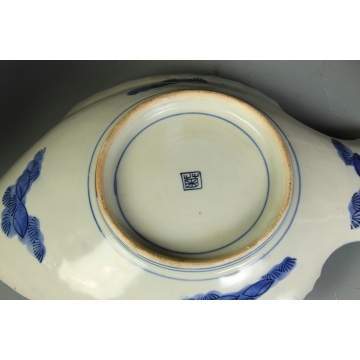 2 Imari Vases & Imari Fish Plate