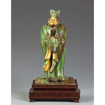 Ming Official Sancai Glazed Roof Tile