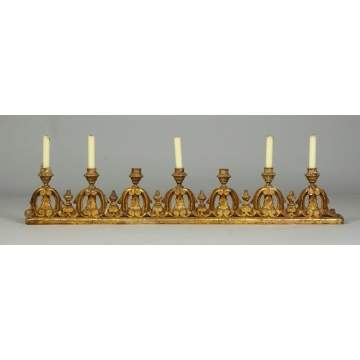 Carved & Gilt Italian Candle Holder