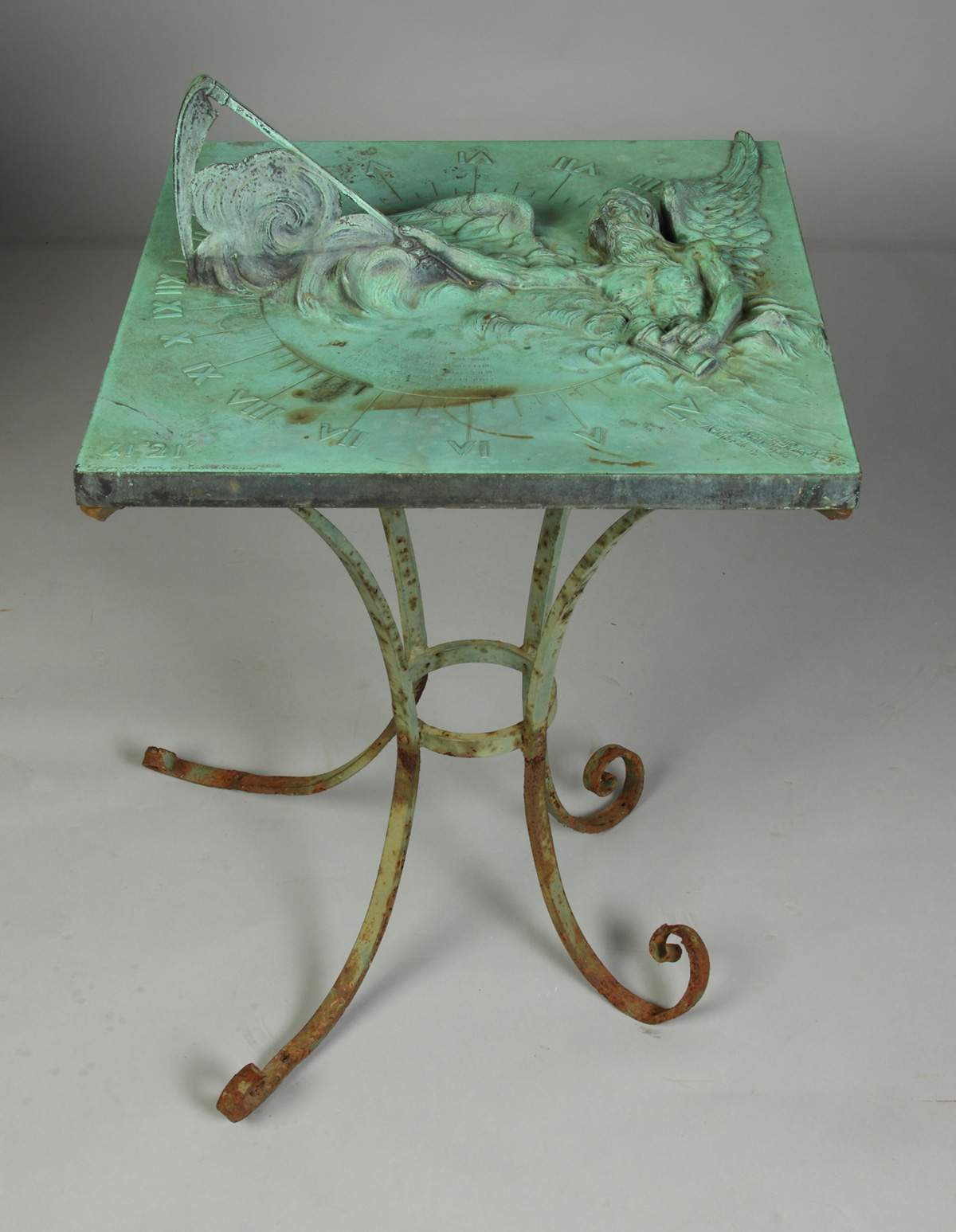 Louis Ragot Louis Ragot, 1904, Milford, PA, Father Time Bronze Sundial | Cottone ...