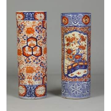 2 Imari Umbrella Stands