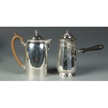 Sterling Teapot and Coffee Pot 