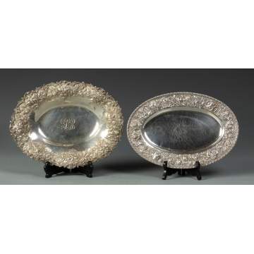 2 S. Kirk & Sons Sterling Trays