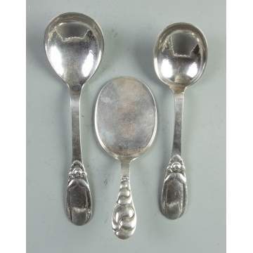 3 Pcs. Evald Nielsen