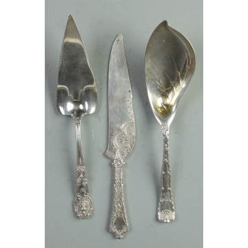 3 Tiffany & Co. Sterling Serving Pieces