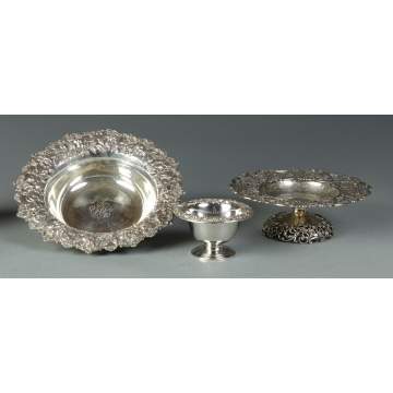 3 Sterling Compotes/Bowls
