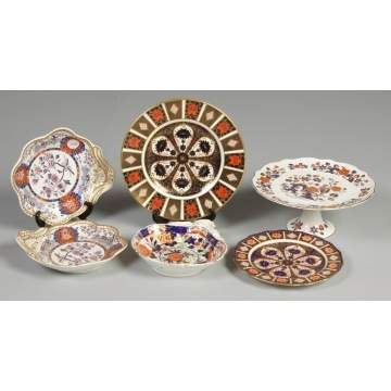 Royal Crown Darby & Spode dishes & compote