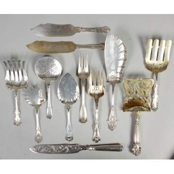 Misc. Sterling serving pieces