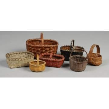 Group of 19th & 20 Cent. Baskets