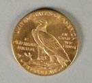 1908 Liberty Gold Coin Five Dollar Coin