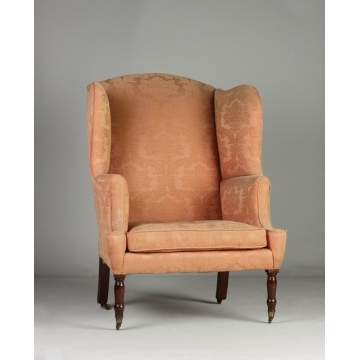 Period Sheraton Wing Chair