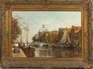 Cornelis Vreedenburgh (Dutch, 1880-1946) Amsterdam scene