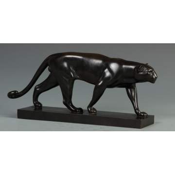 Fritz Behn (1878-1970) Bronze Panther