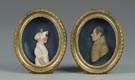 Early 19th Cent. Carved & Painted 2-D Profiles