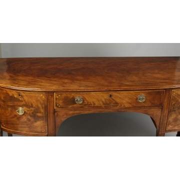 Period George III Bow Front Sideboard