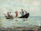 George Maynard (American, 1843-1923) Fishermen in boat