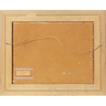 Roy Mason (American, 1886-1972 ) "Sister Nina painting in Maine"