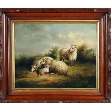 Susan Catherine Moore Waters (American, 1823-1900) Sheep