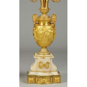 Fine & Rare Pair of H. Picard (Active 1831-1864) Gas Candelabras