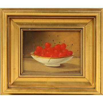 Harry J. Kellogg (American, 1893) Bowl of cherries