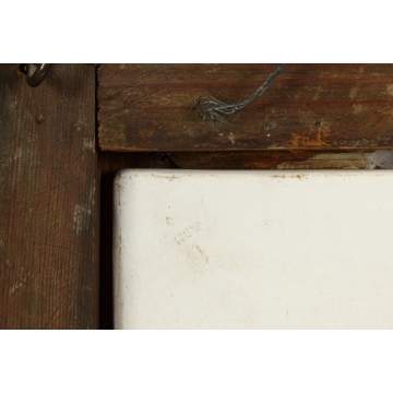 Fine KPM Hand Painted Porcelain Plaque of a Violinist at Window