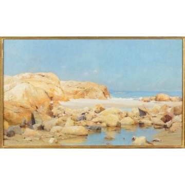 Francis Coates Jones (American, 1857-1932) "Maine Rocks"