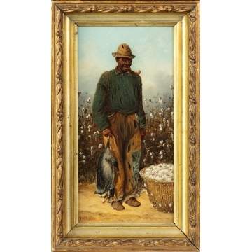 William Aiken Walker (American, 1838-1921) Cotton Picker with Possum