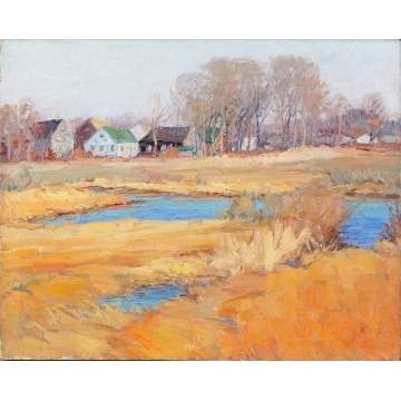 George Renouard (American, 1884-1954) Autumn landscape