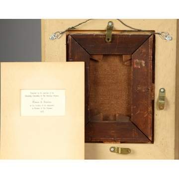 Harry Wilson Watrous (American, 1857 - 1940) "Sketching Her In" 