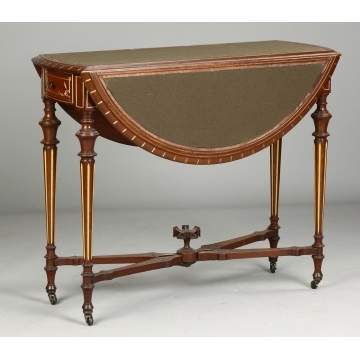 NY Victorian Swing Leg Table, A. Cutler & Son, Buffalo, NY