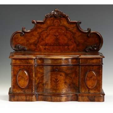 Rare & Unusual Tea Caddy Made in the Style of a Sideboard