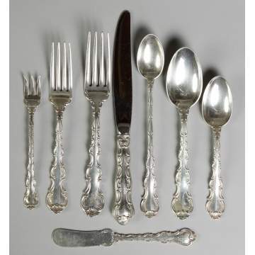 Gorham Sterling Silver Flatware Set - Strasbourg Pattern