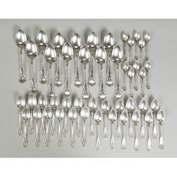 4 Sets of Sterling Silver Spoons