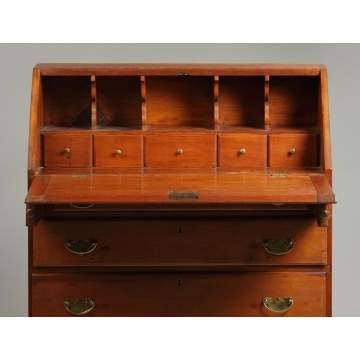 18th Cent. Chippendale Cherry Drop Front Desk