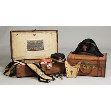 Dan T. Fargo, Captain of 2nd MI Cavalry, Civil War, 2 Leather Trunks & Accoutrements
