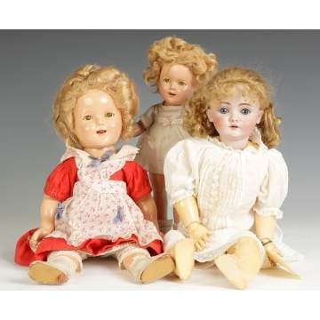 Shirley Temple Dolls & Kestner Doll